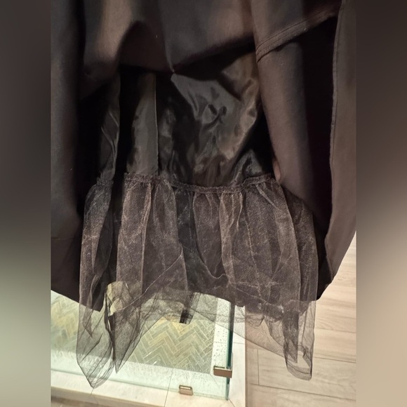 Nordstorm Elegant Black Dress w Embroidery size 22W pit to pit 23in length 48in - Picture 5 of 7